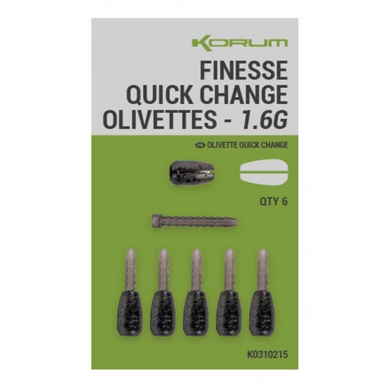 Plumb Culisant Korum - Finesse Quick Change Olivettes 2g